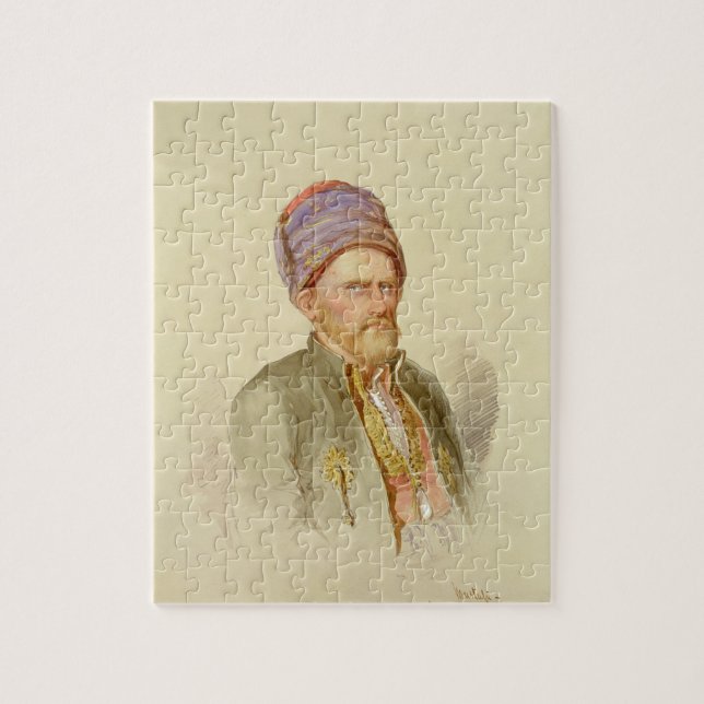 Mustapha - Moslem from Batum, c.1852 Jigsaw Puzzle (Vertical)