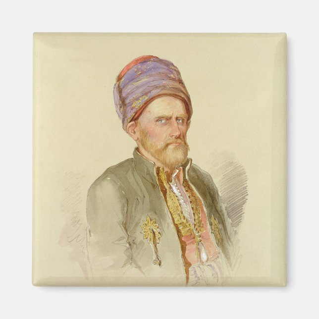 Mustapha - Moslem from Batum, c.1852 Magnet (Front)