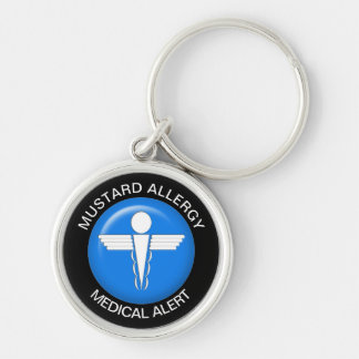Mustard Allergy Keychain