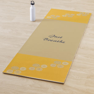 Mustard and Mandalas Yoga Mat