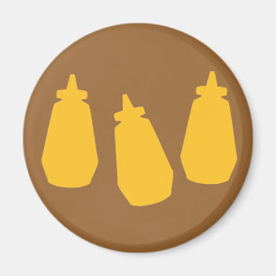 Mustard Bottles Magnet