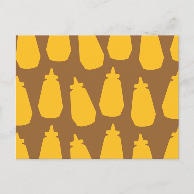 Mustard Bottles Postcard (Front)