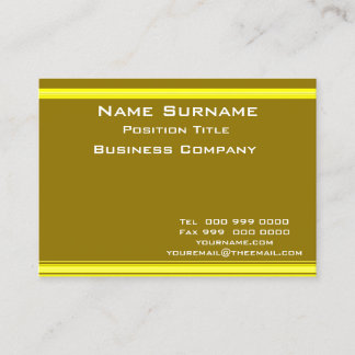 Mustard Business Card