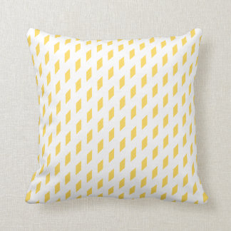 Mustard Diamonds Design Traditional Cushion