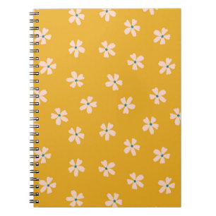 Mustard floral: vintage ditsy blender notebook