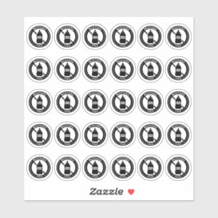 Mustard Free Wedding Place Card Mini Food Allergy