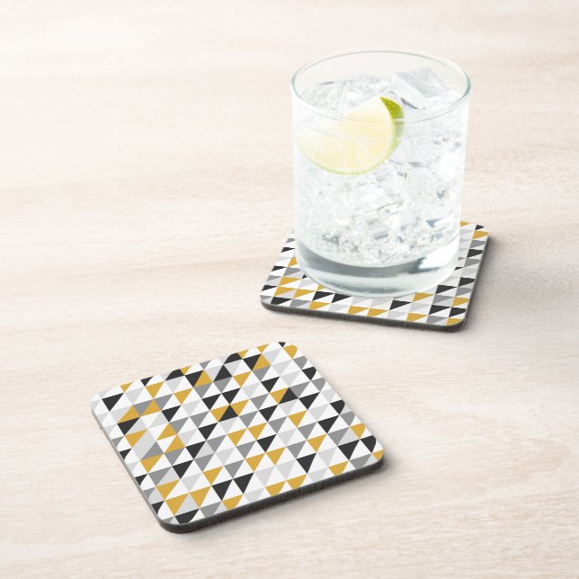 Mustard, Grey, Black Coaster (Right Side)