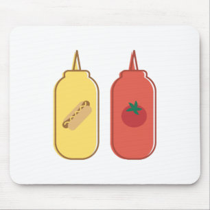 Mustard & Ketchup Mouse Pad