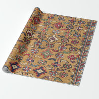Mustard Khyrdagyd 19th Century Colourful Dark Red