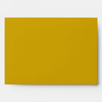 Mustard Return Address Invitation Envelopes