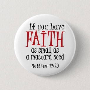 Mustard Seed 6 Cm Round Badge