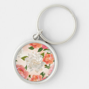 Mustard Seed Keychain, Real Dried Flowers, Resin K Key Ring
