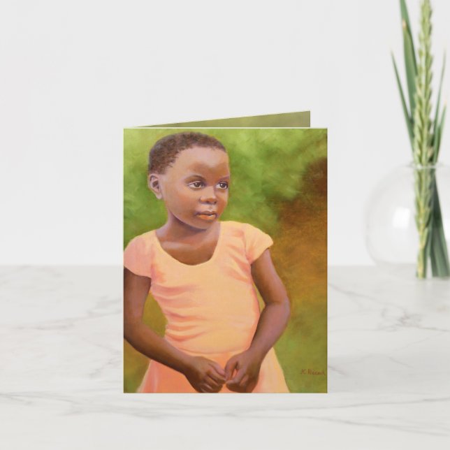 MUSTARD SEEDS GROW–NOTE CARD  BY JC PEACOCK (Front)