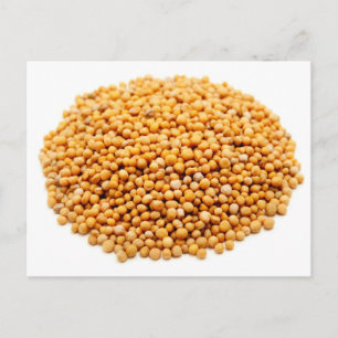Mustard seeds postcard