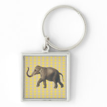 Mustard Spice Moods Dots with Elephant