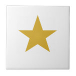 Mustard Star Tile<br><div class="desc">Mustard Star Ceramic Tile.  Stars are always in fashion!</div>