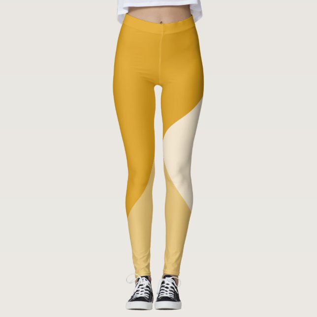 Mustard Tones Leggings (Front)