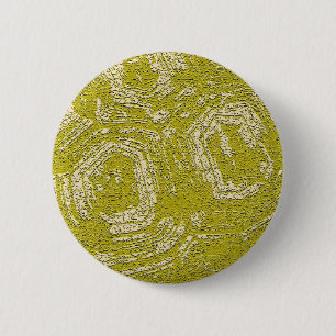 Mustard Tortoise Shell abstract print by LeahG 6 Cm Round Badge