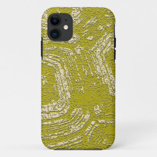Mustard Tortoise Shell abstract print by LeahG Case-Mate iPhone Case