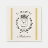 Mustard Vintage Style French Sack Custom Monogram