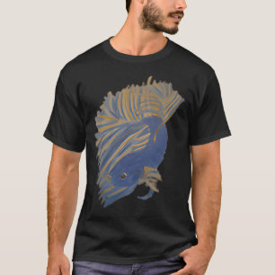 Mustard-Yellow and Common-Blue Betta T-Shirt