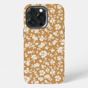 Mustard Yellow Boho Floral iPhone 13 Pro Case