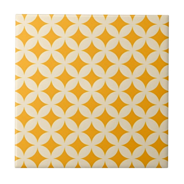 mustard yellow delicate tiles (Front)