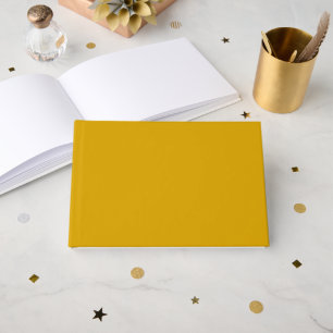 Mustard Yellow Guest Book