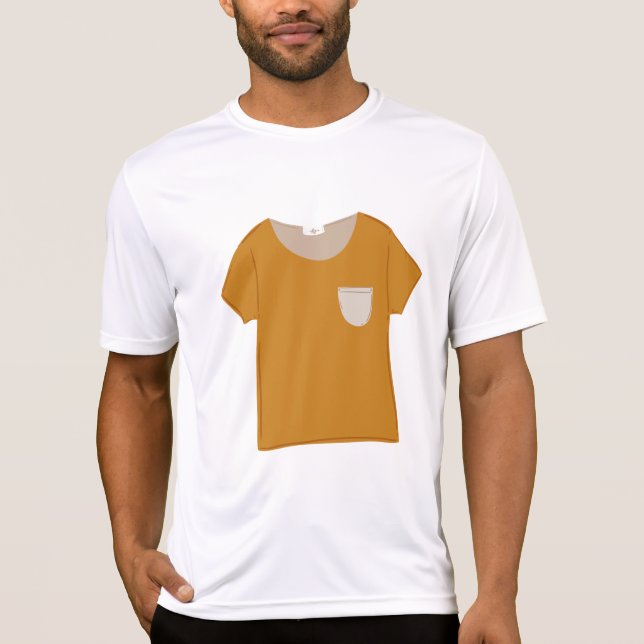 Mustard Yellow Minimalist Top (Front)