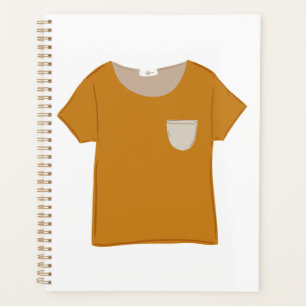 Mustard Yellow Minimalist Top Planner