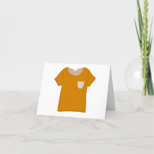 Mustard Yellow Minimalist Top Thank You Card