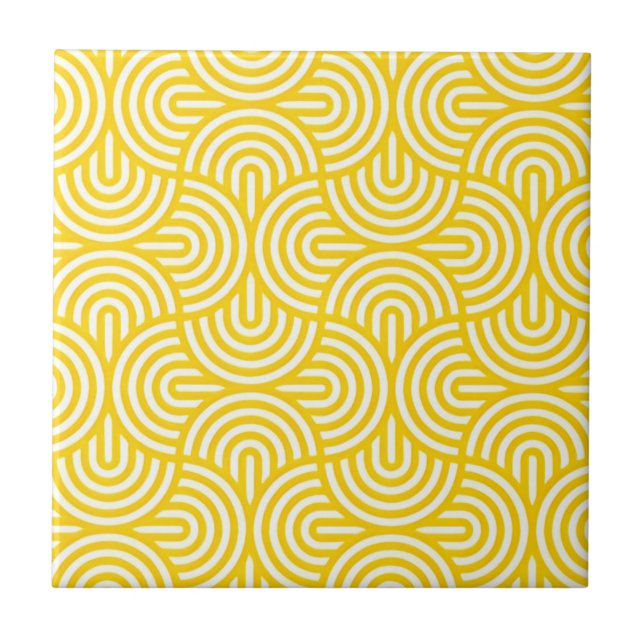 mustard yellow minutely tiles (Front)
