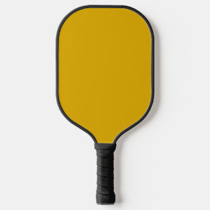 Mustard Yellow Solid Color Pickleball Paddle