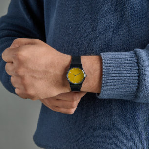Mustard Yellow Solid Color Watch
