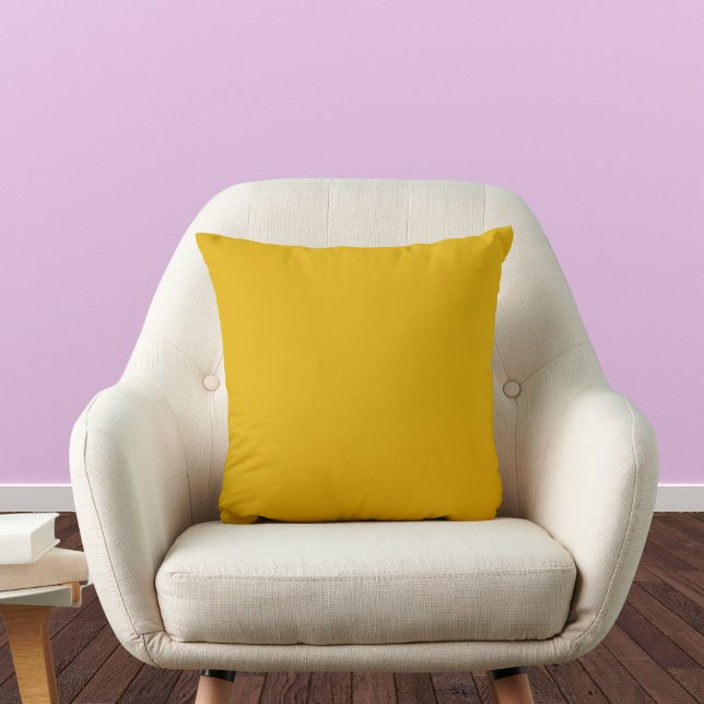 Mustard Yellow Solid Colour Cushion (Creator Uploaded)