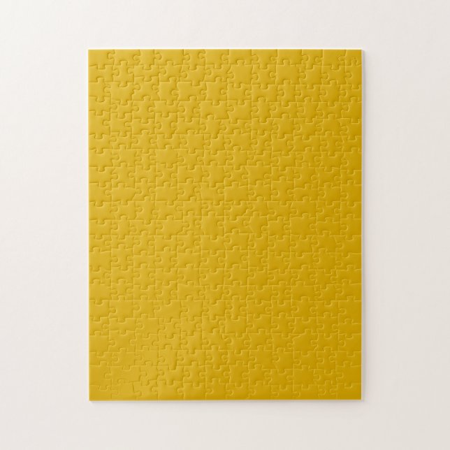 Mustard Yellow Solid Colour Jigsaw Puzzle (Vertical)