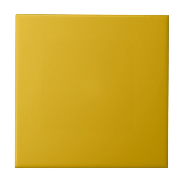 Mustard Yellow Solid Colour Tile (Front)