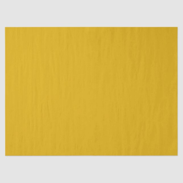 Mustard Yellow Solid Colour Tissue Paper (Front)