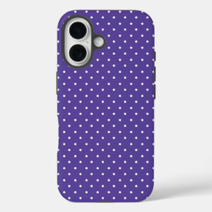 Mustard yellow white polka dots pattern  Case-Mat iPhone 16 Case