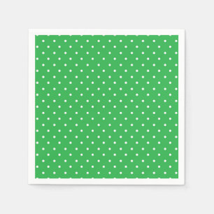 Mustard yellow white polka dots pattern Napkins