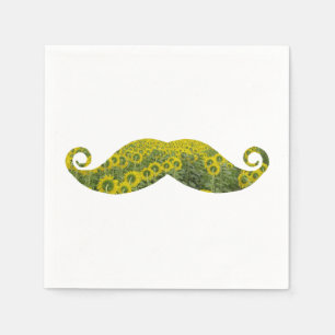 Mustcahes Cocktail Paper Napkins