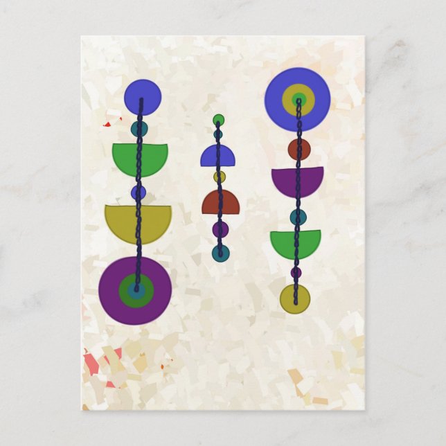 Muster und Farben Postcard (Front)