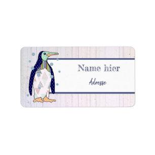 Musterpinguin Label