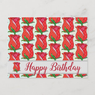 Musterrose Postcard
