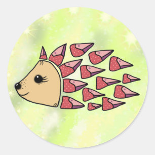 Musterstachel Classic Round Sticker