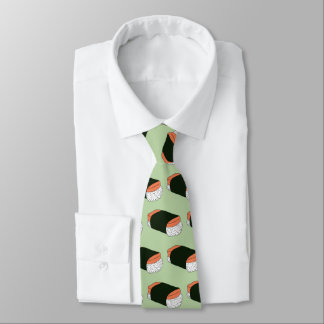 Musubi Sushi Hawaiian Food Pattern Tie