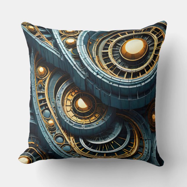 Mutant 1 Throw Pillow (Front)