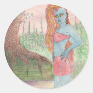 Mutant Ana Anastasia Classic Round Sticker