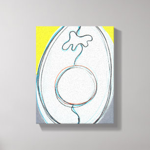 Mutant Avocado 6 Canvas Print
