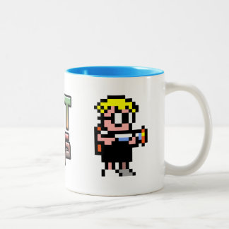 Mutant Mudds Two-Tone Mug